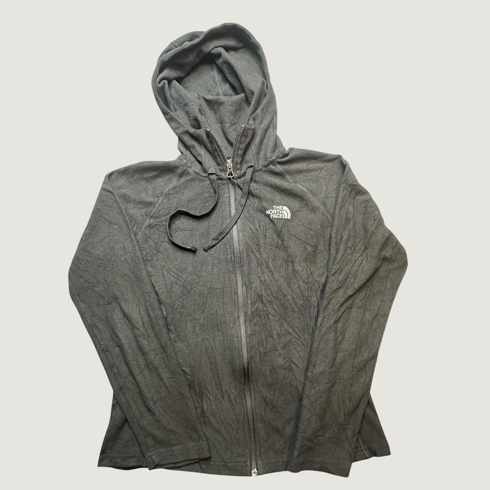 The North Face Hoodie Womens M Full Zip Black Lightweight Fleece F16 F00CP5RJK3